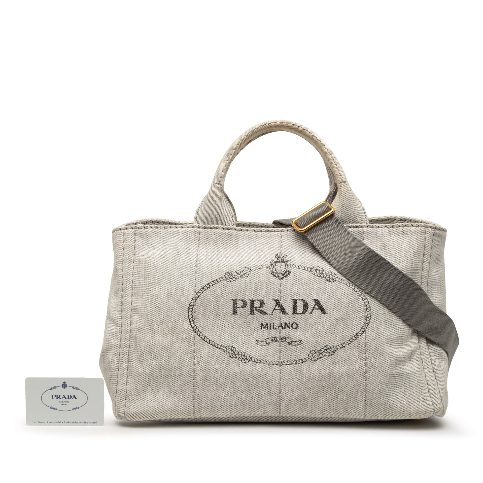 Denim Canapa Logo Tote