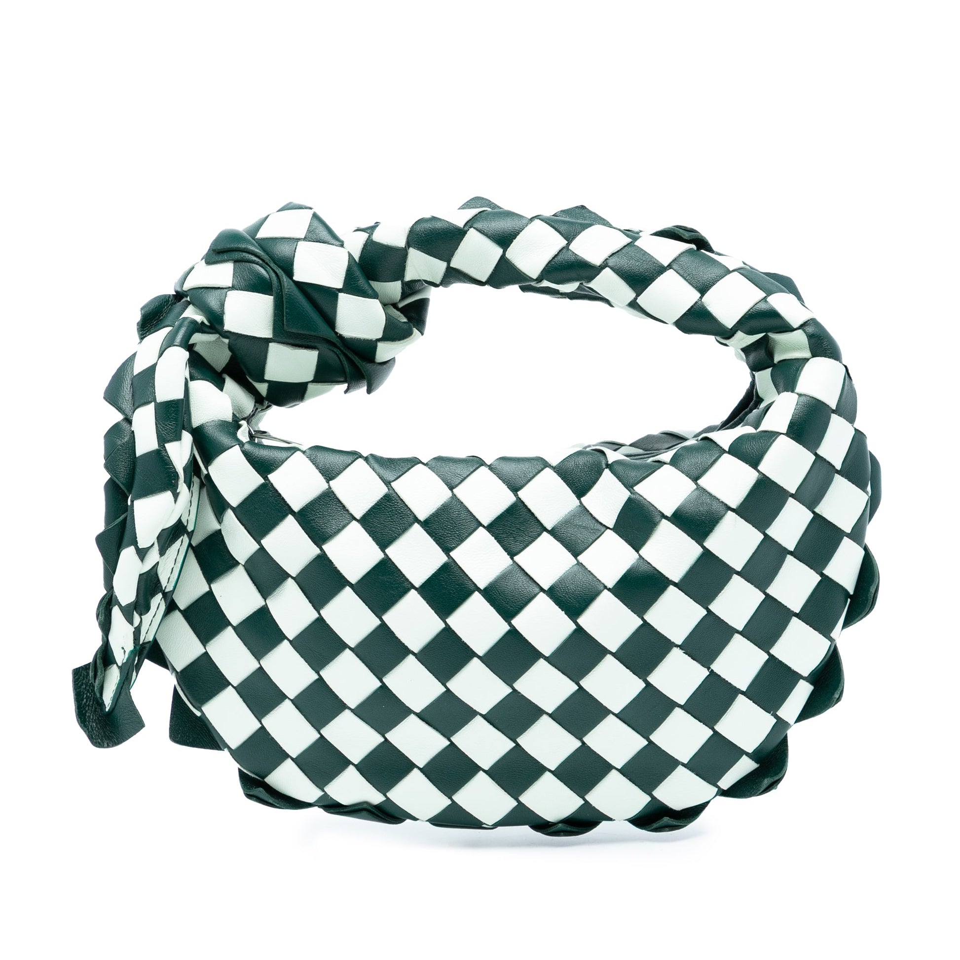 Bottega Veneta Mini Bicolor Nappa Intrecciato Dragon Jodie