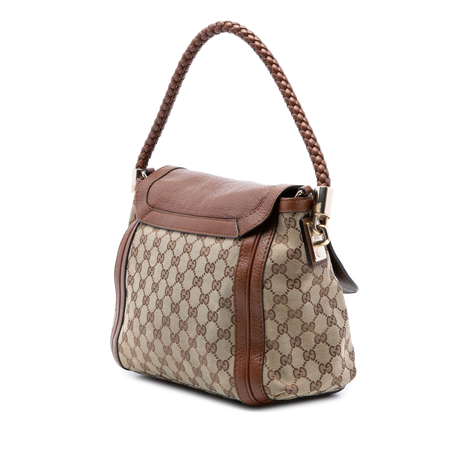 Gucci GG Canvas Bella Flap Satchel