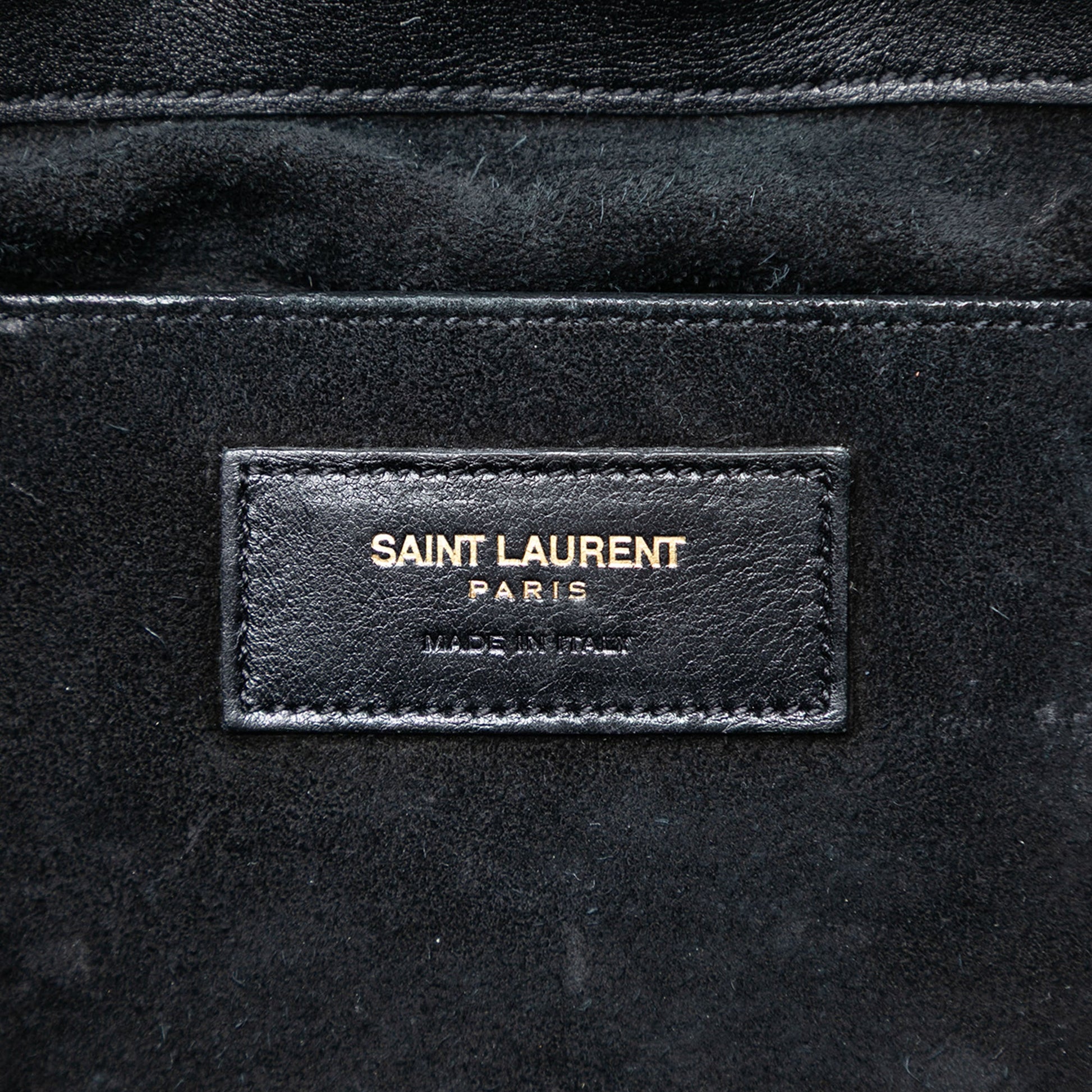 Saint Laurent Small Suede Emmanuelle Fringe Bucket Bag
