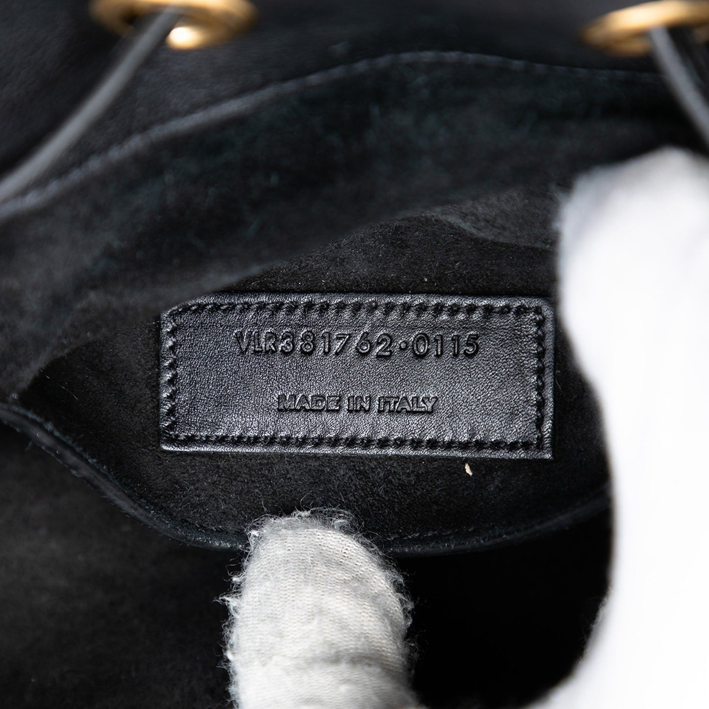 Saint Laurent Small Suede Emmanuelle Fringe Bucket Bag