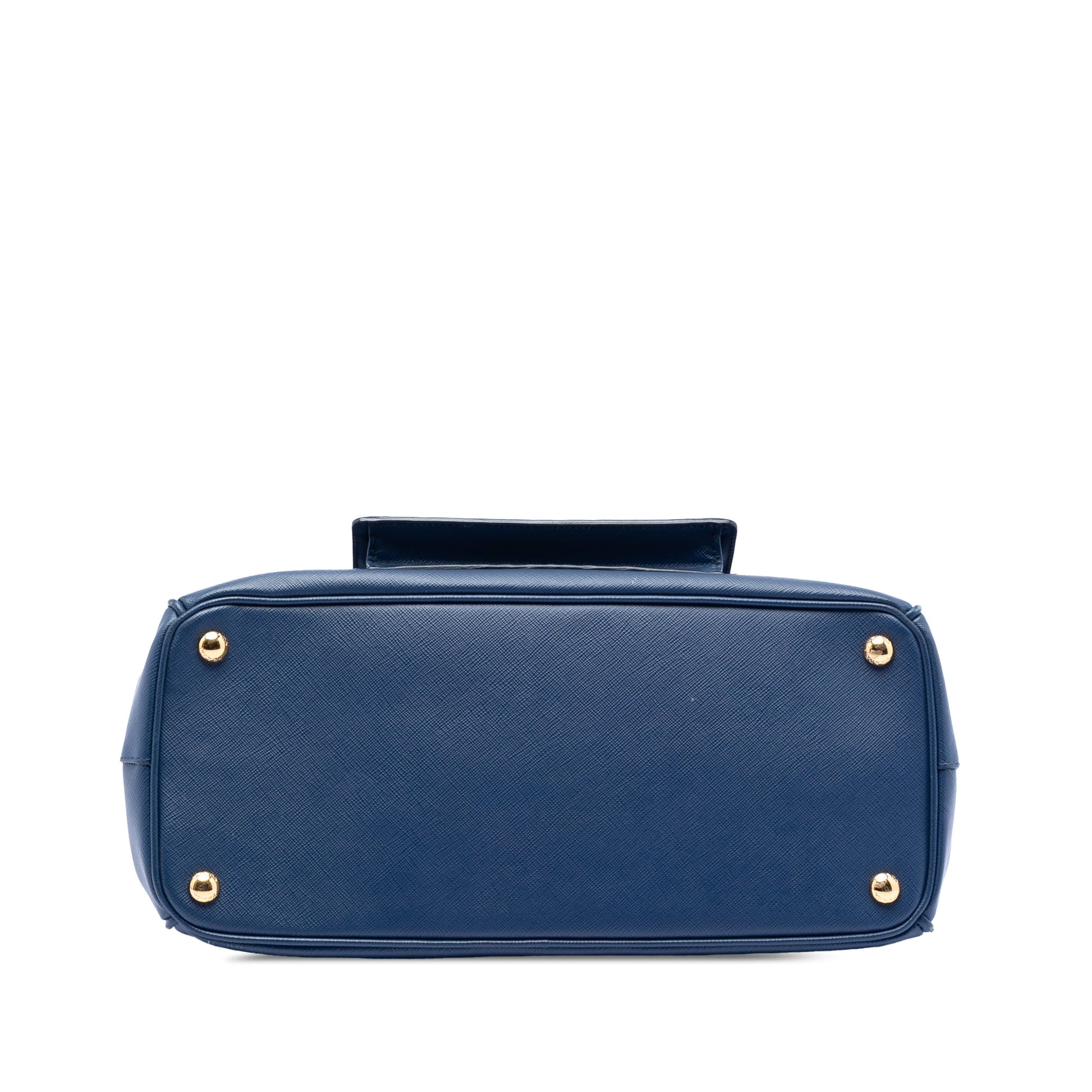 Prada Saffiano Lux Galleria Double Zip Front Pocket Satchel