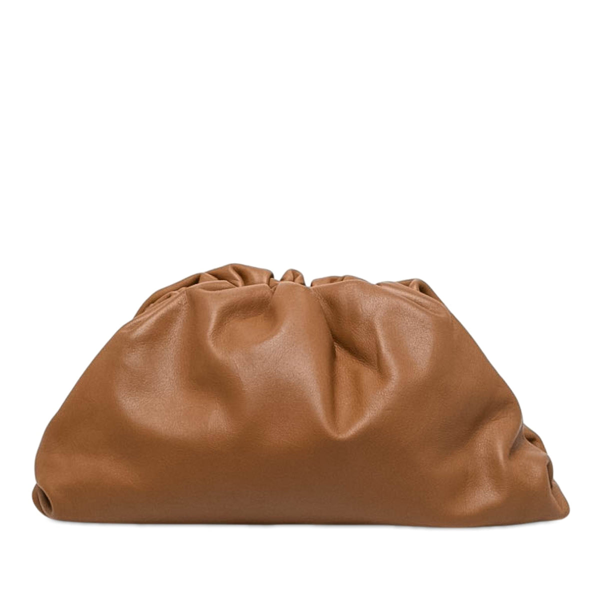 Bottega Veneta Lambskin The Pouch — Brown