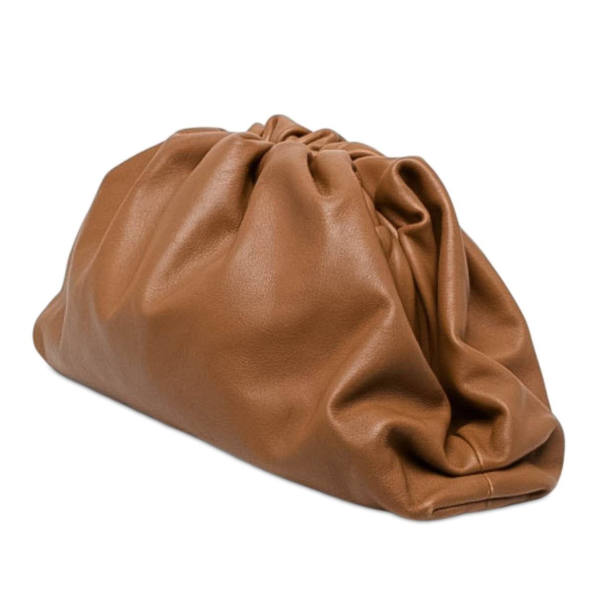 Bottega Veneta Lambskin The Pouch — Brown