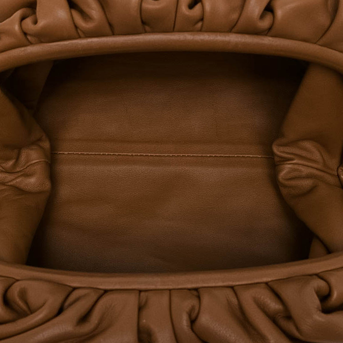 Bottega Veneta Lambskin The Pouch — Brown
