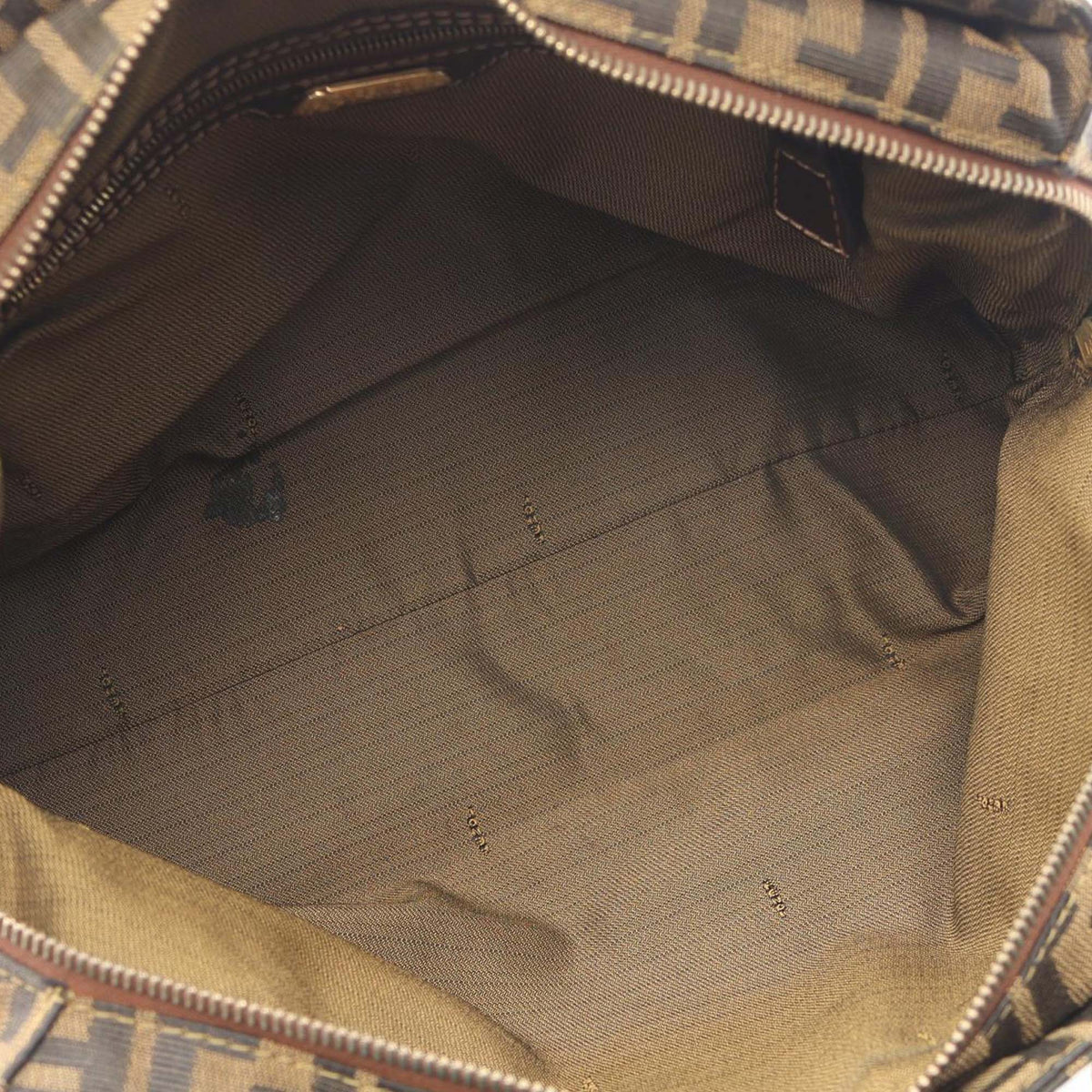 Fendi Zucca Canvas Dome Satchel