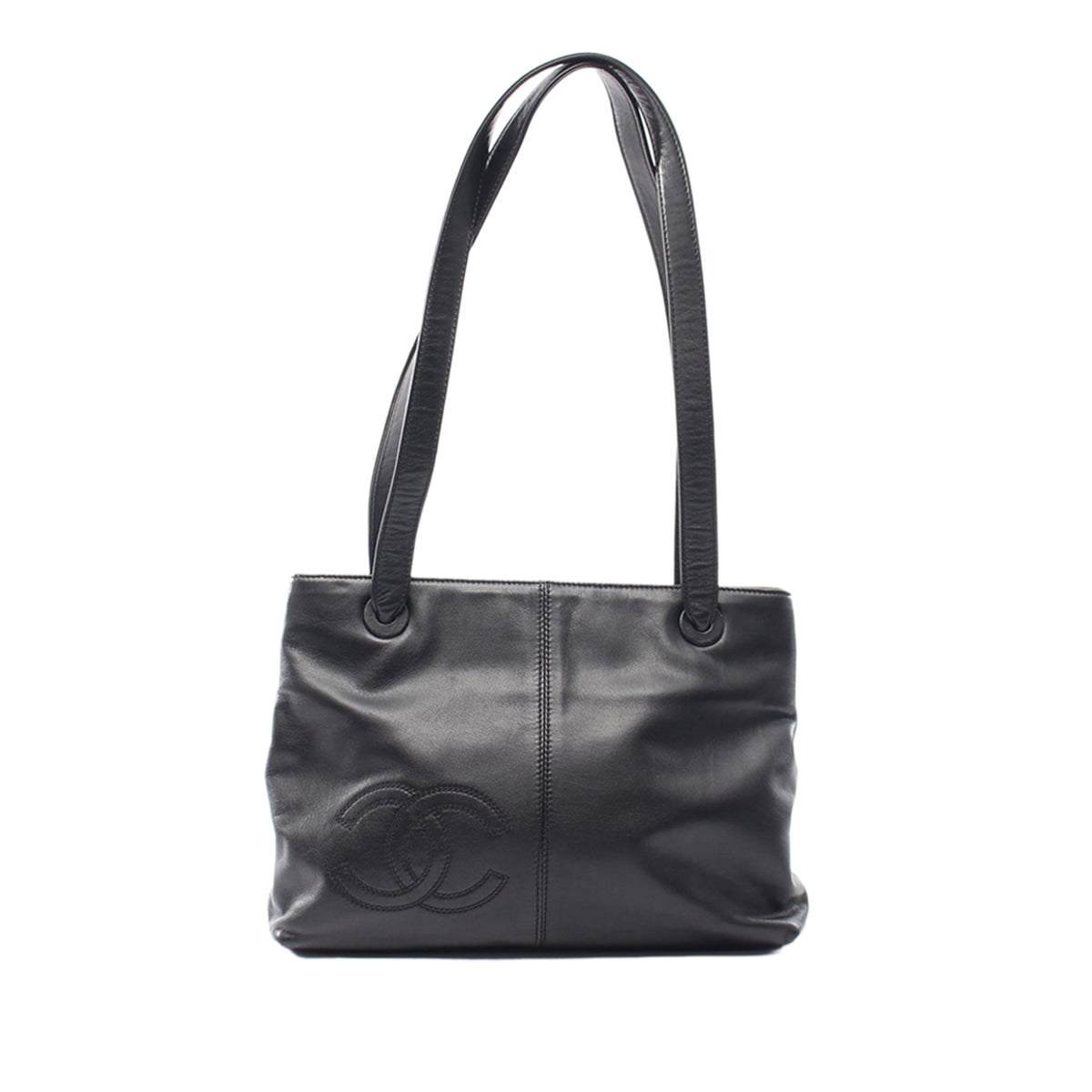 Chanel CC Lambskin Shoulder Bag