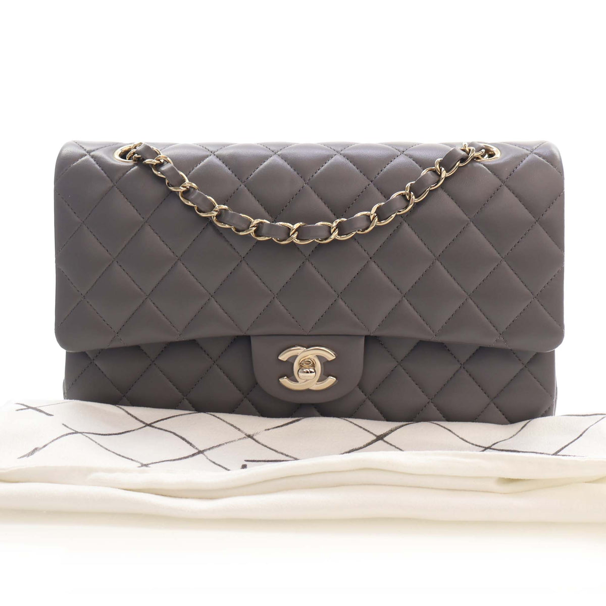 Chanel Medium Classic Lambskin Double Flap