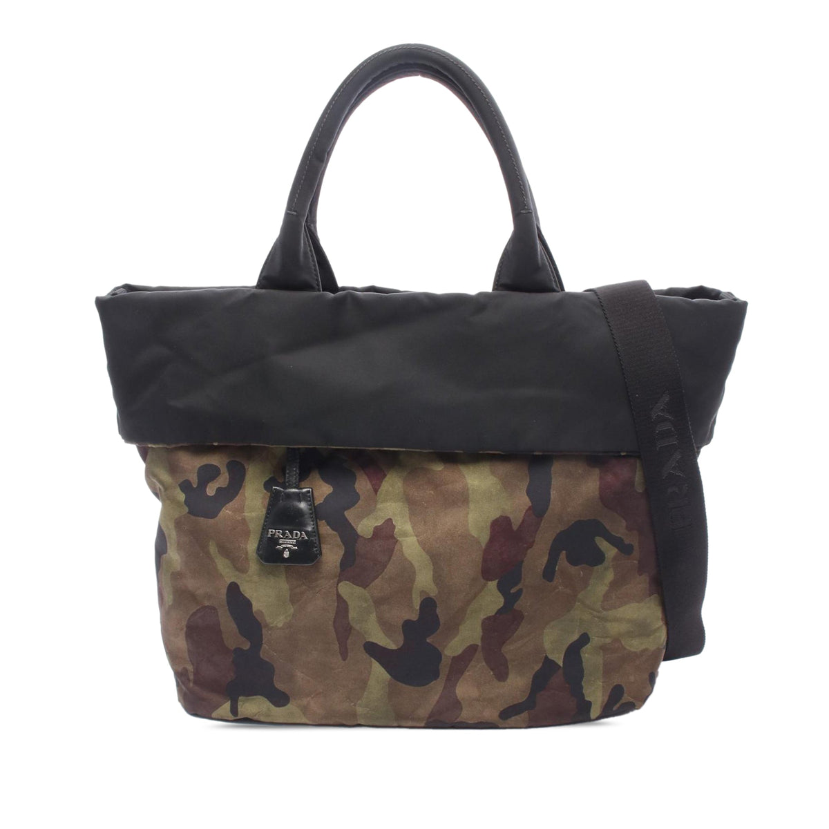 Prada Tessuto Camouflage Tote