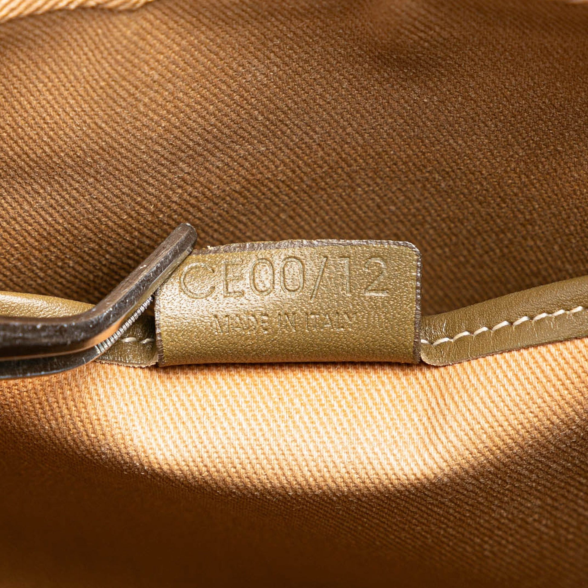 C Macadam Canvas Shoulder Bag