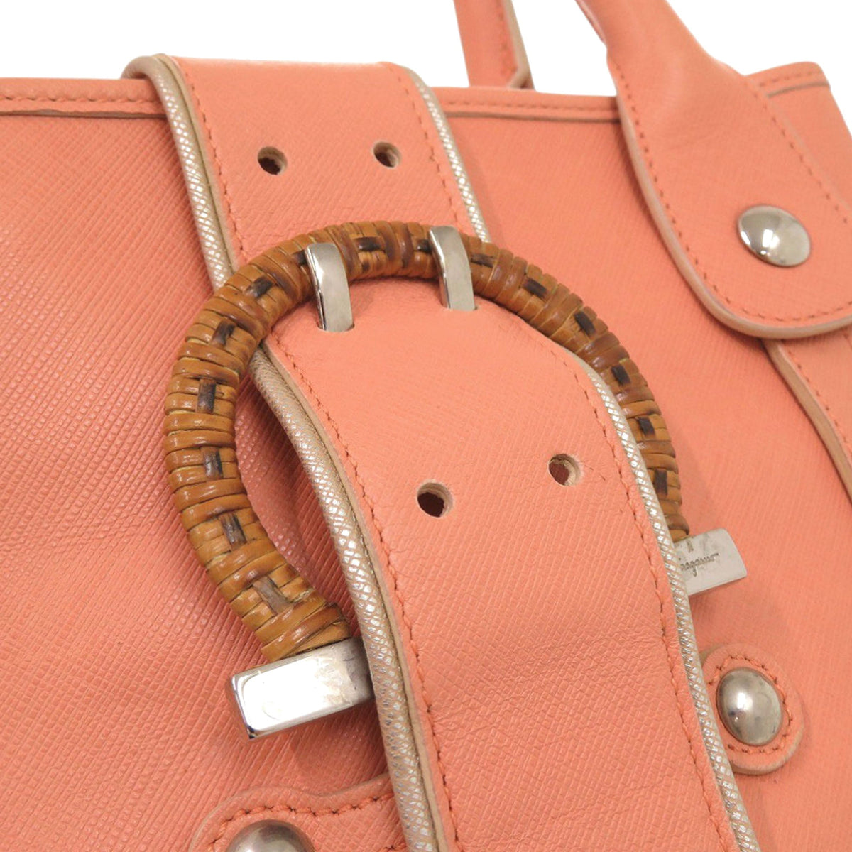 Ferragamo Calf Leather Satchel