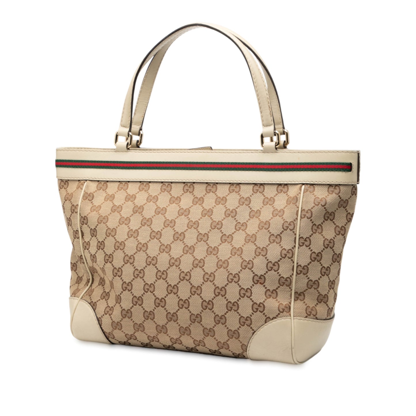 Gucci GG Canvas Web Mayfair Tote