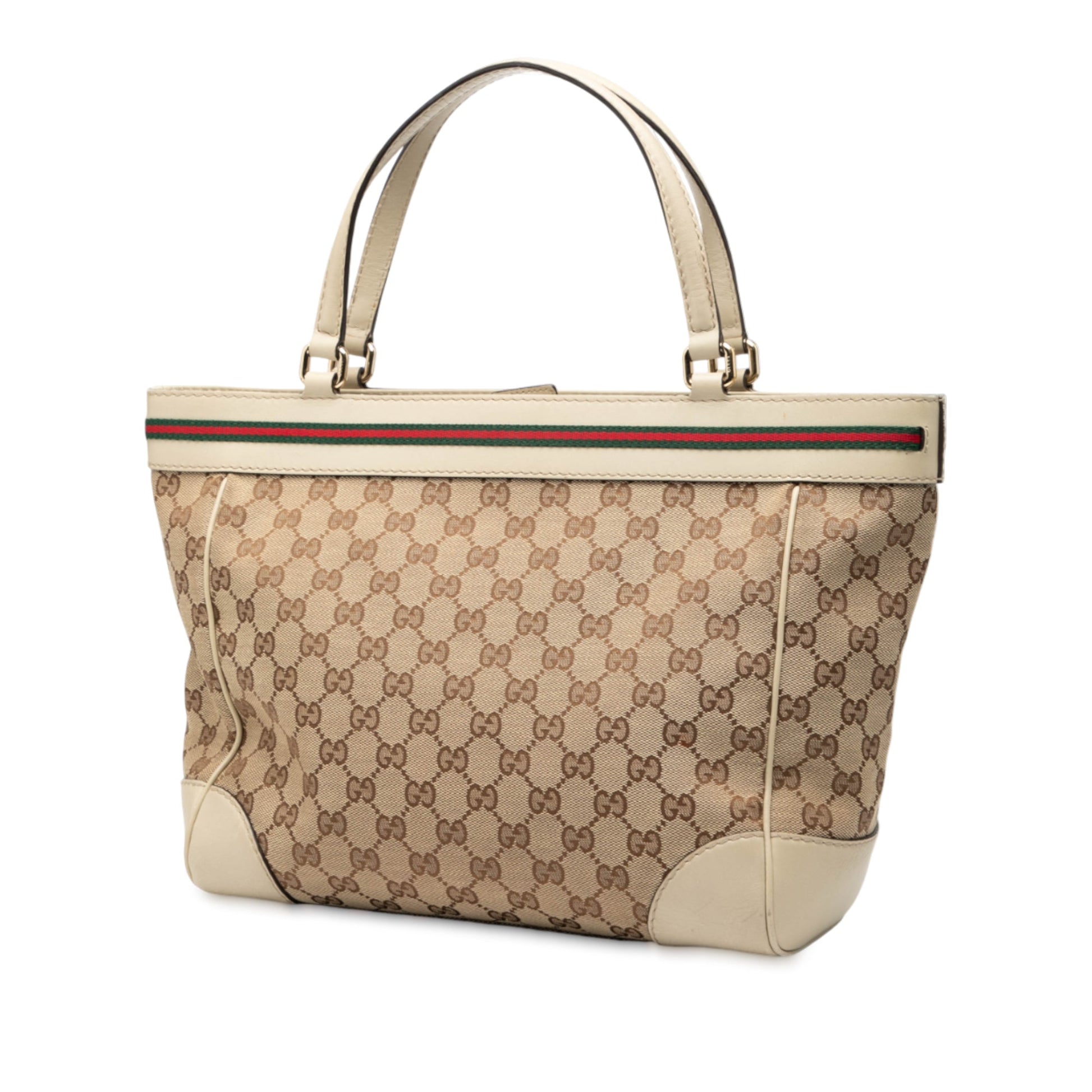 Gucci GG Canvas Web Mayfair Tote