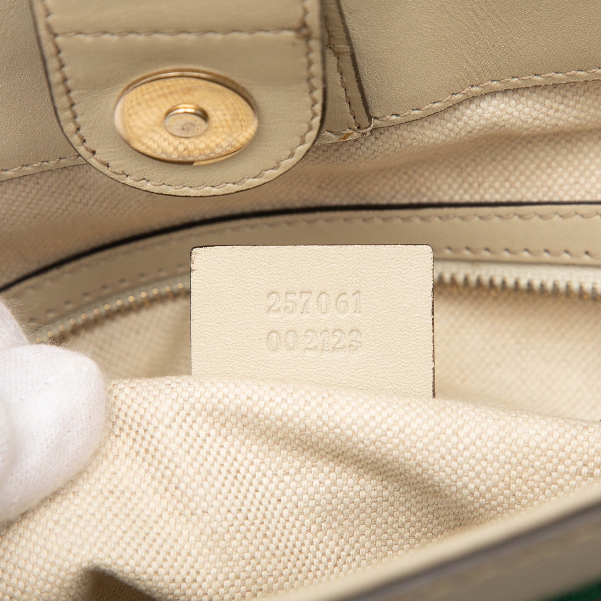 Gucci GG Canvas Web Mayfair Tote