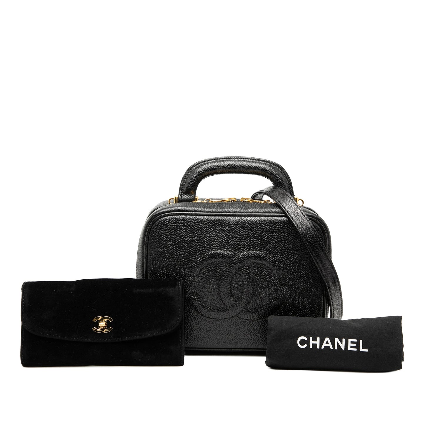 Chanel CC Caviar Vanity Case
