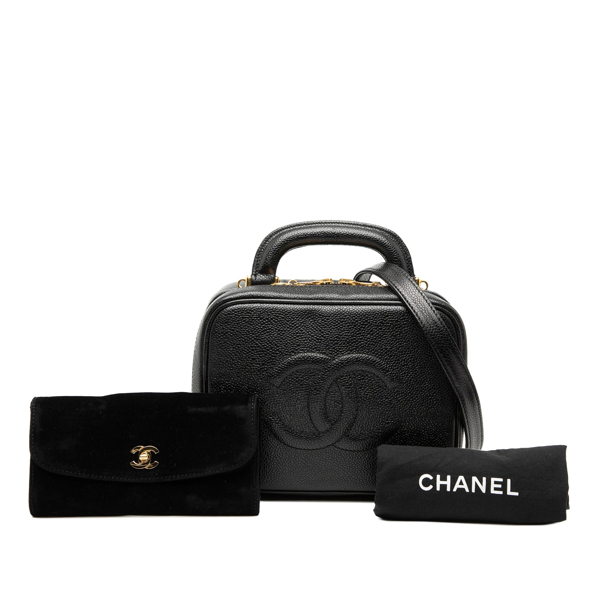 Chanel CC Caviar Vanity Case