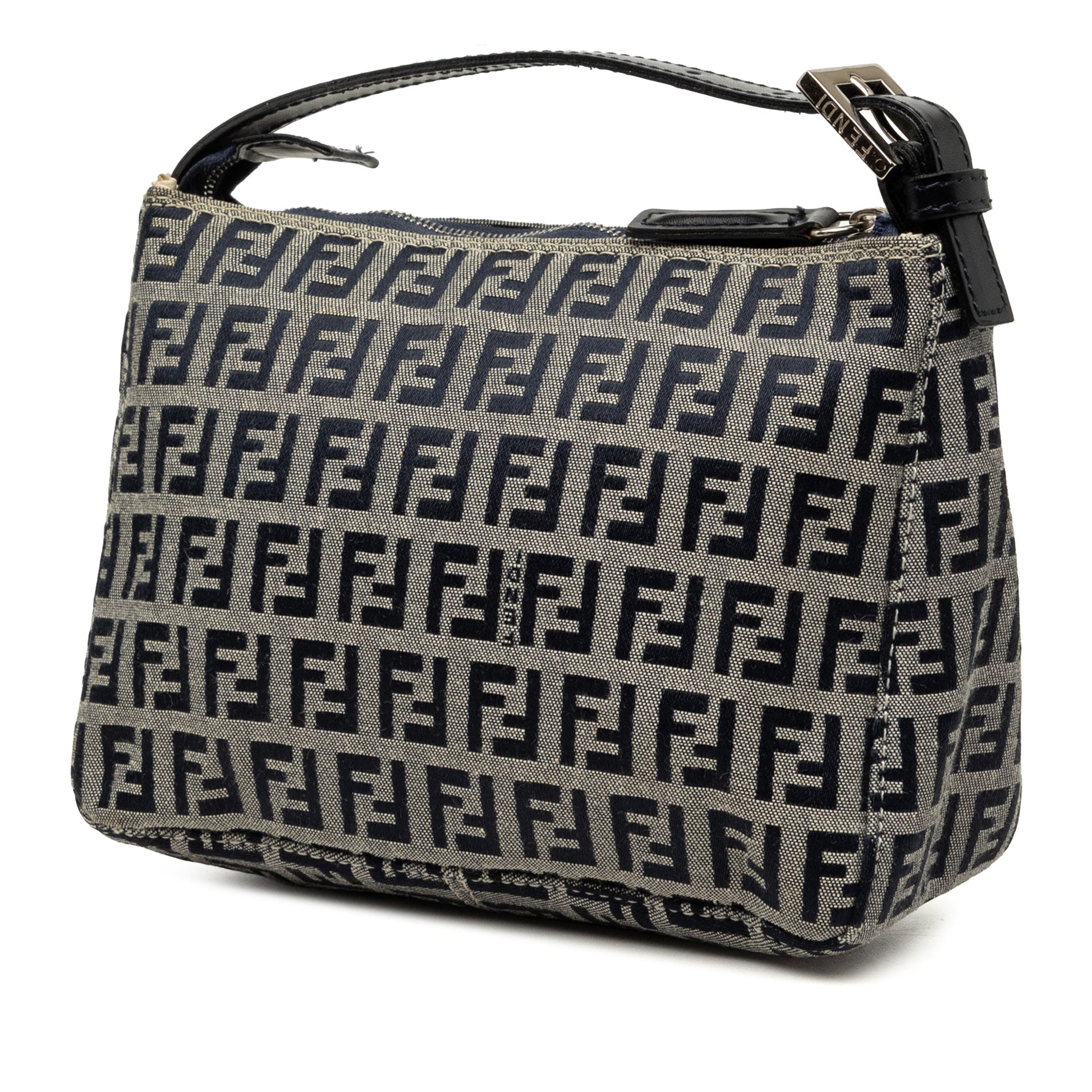 Fendi Zucchino Canvas Handbag