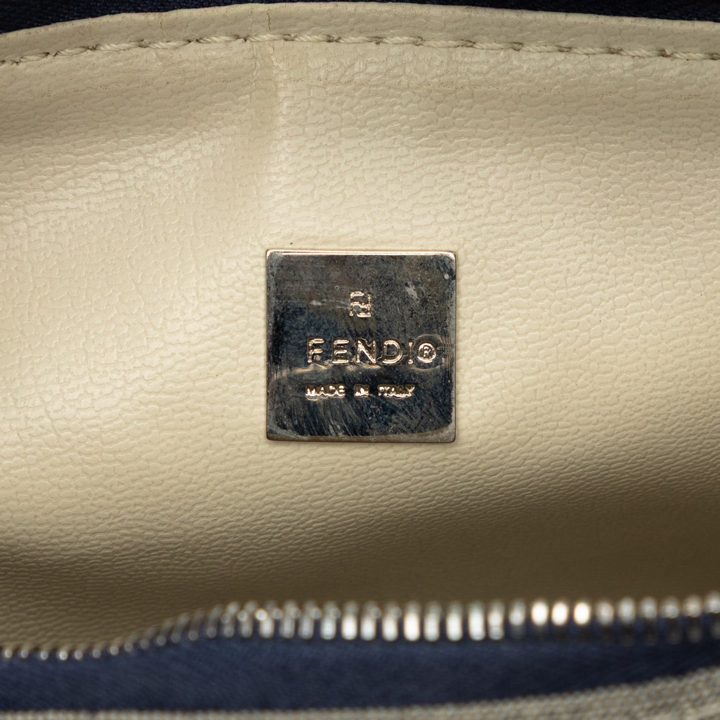 Fendi Zucchino Canvas Handbag