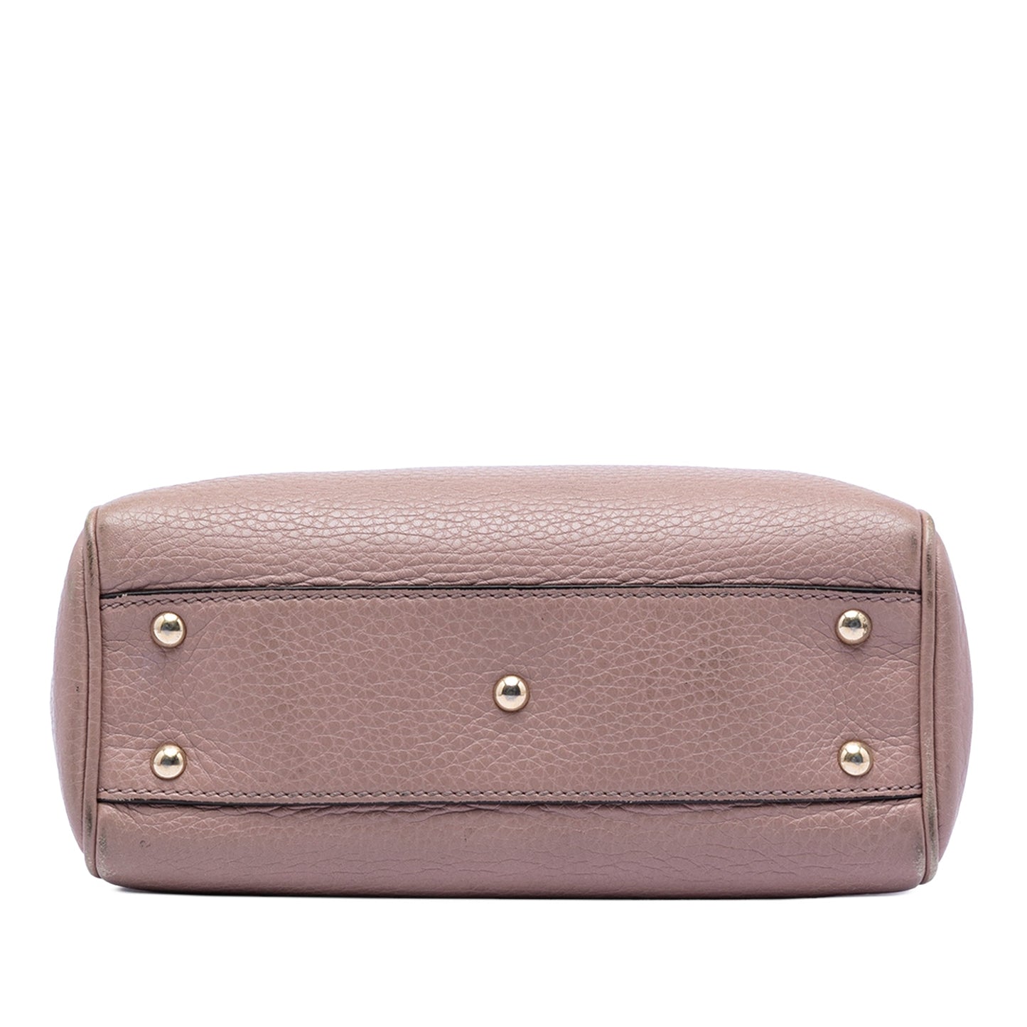 Gucci Mini Calfskin Bamboo Shopper Satchel