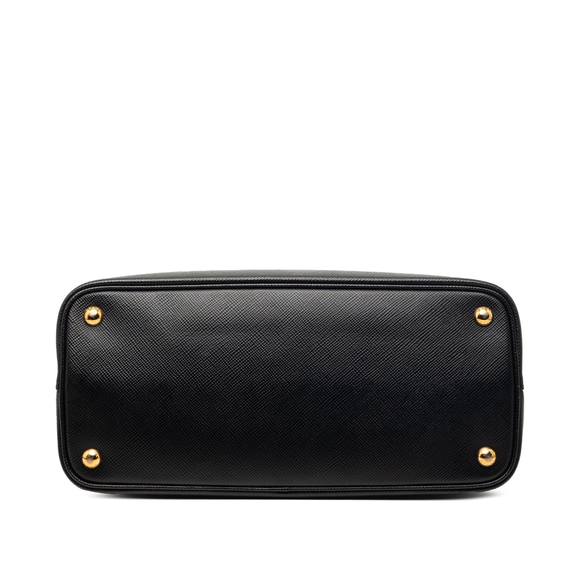Small Saffiano Cuir Double Satchel
