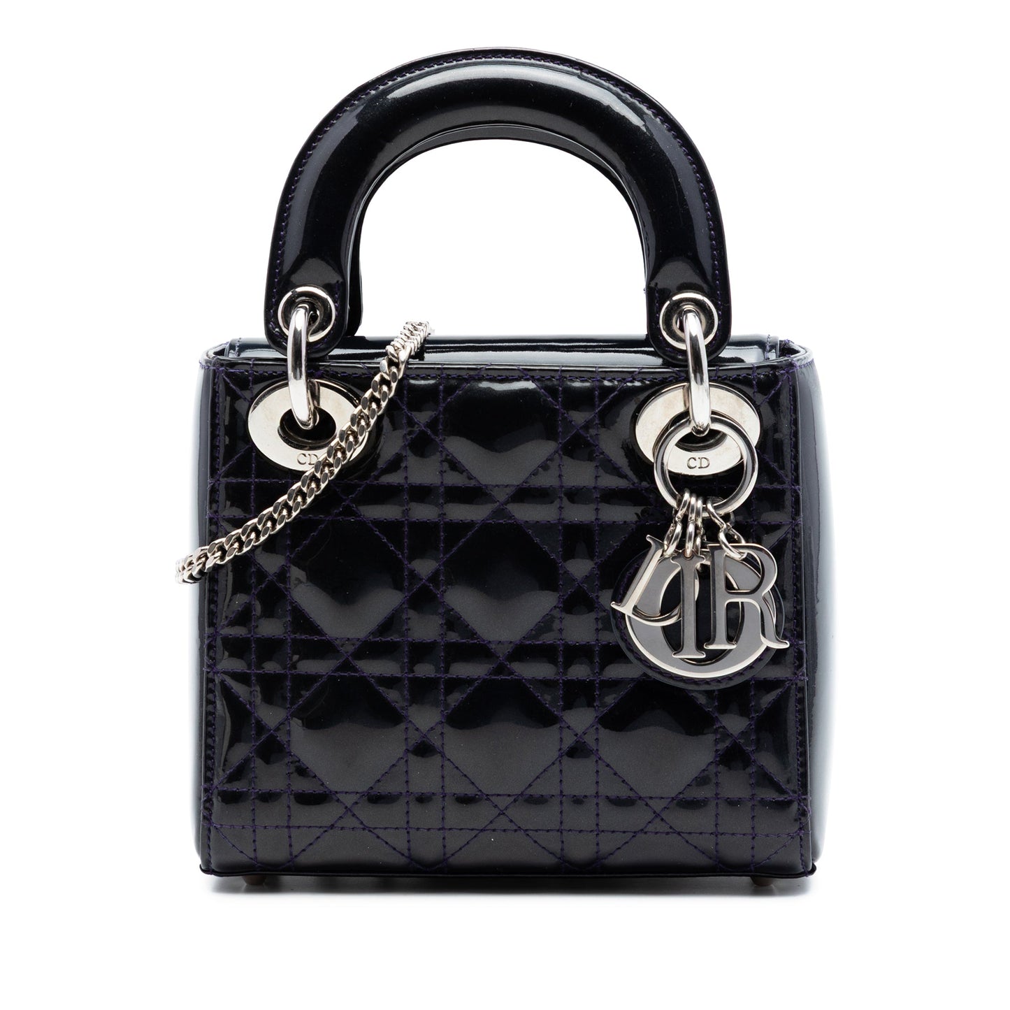 Dior Mini Patent Cannage Lady Dior