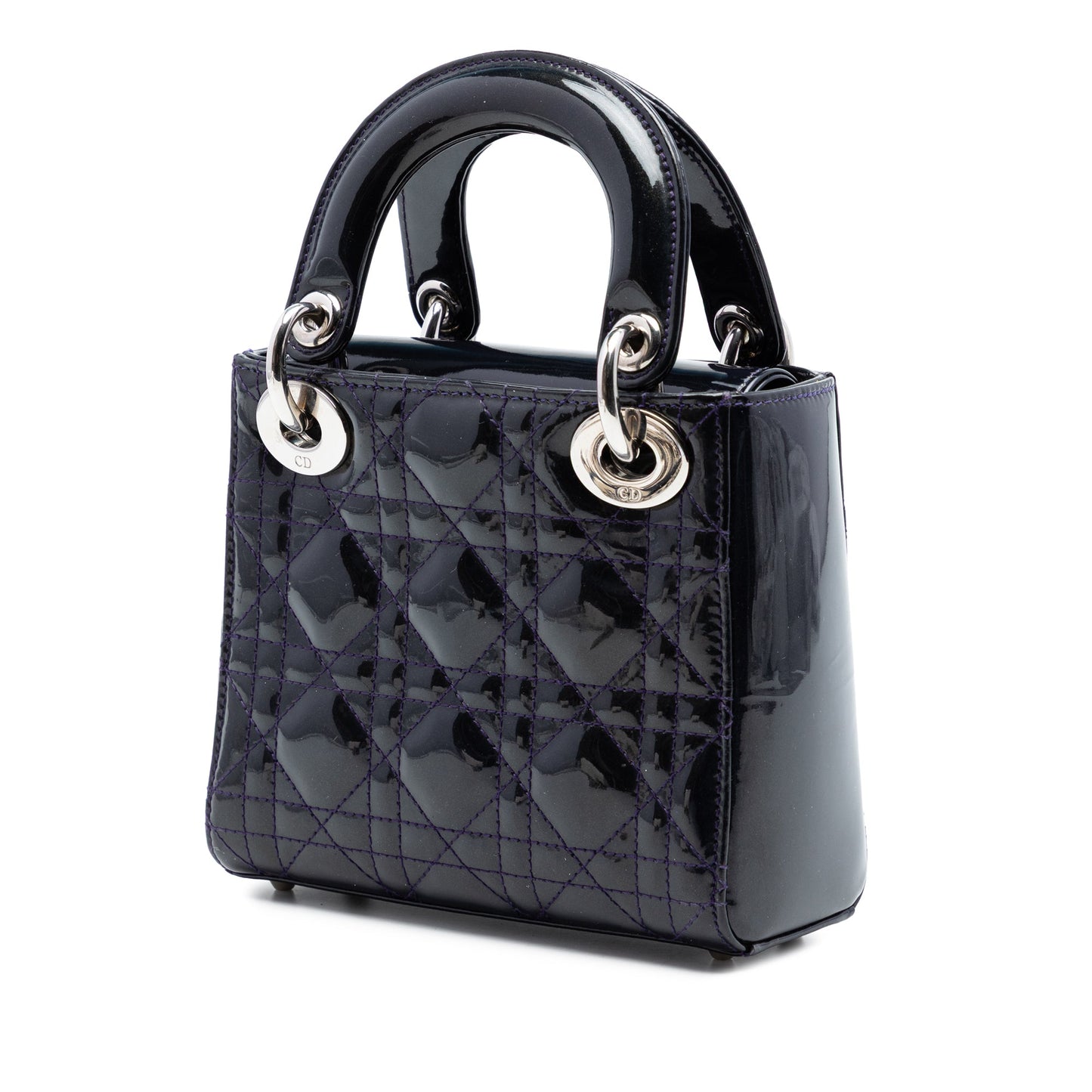 Dior Mini Patent Cannage Lady Dior