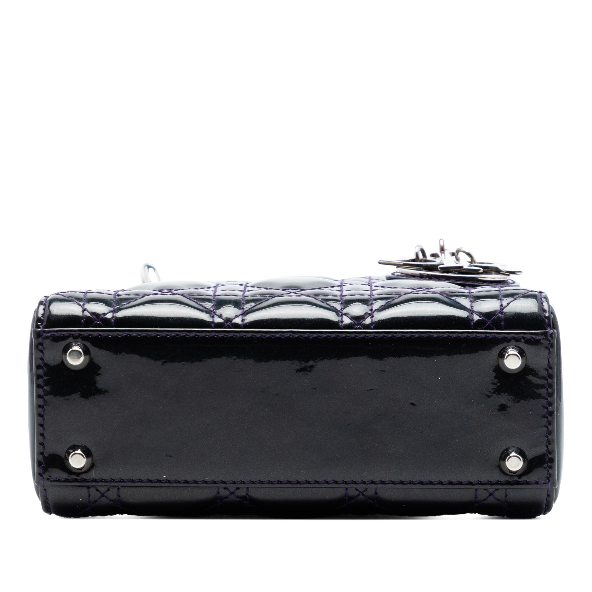 Dior Mini Patent Cannage Lady Dior