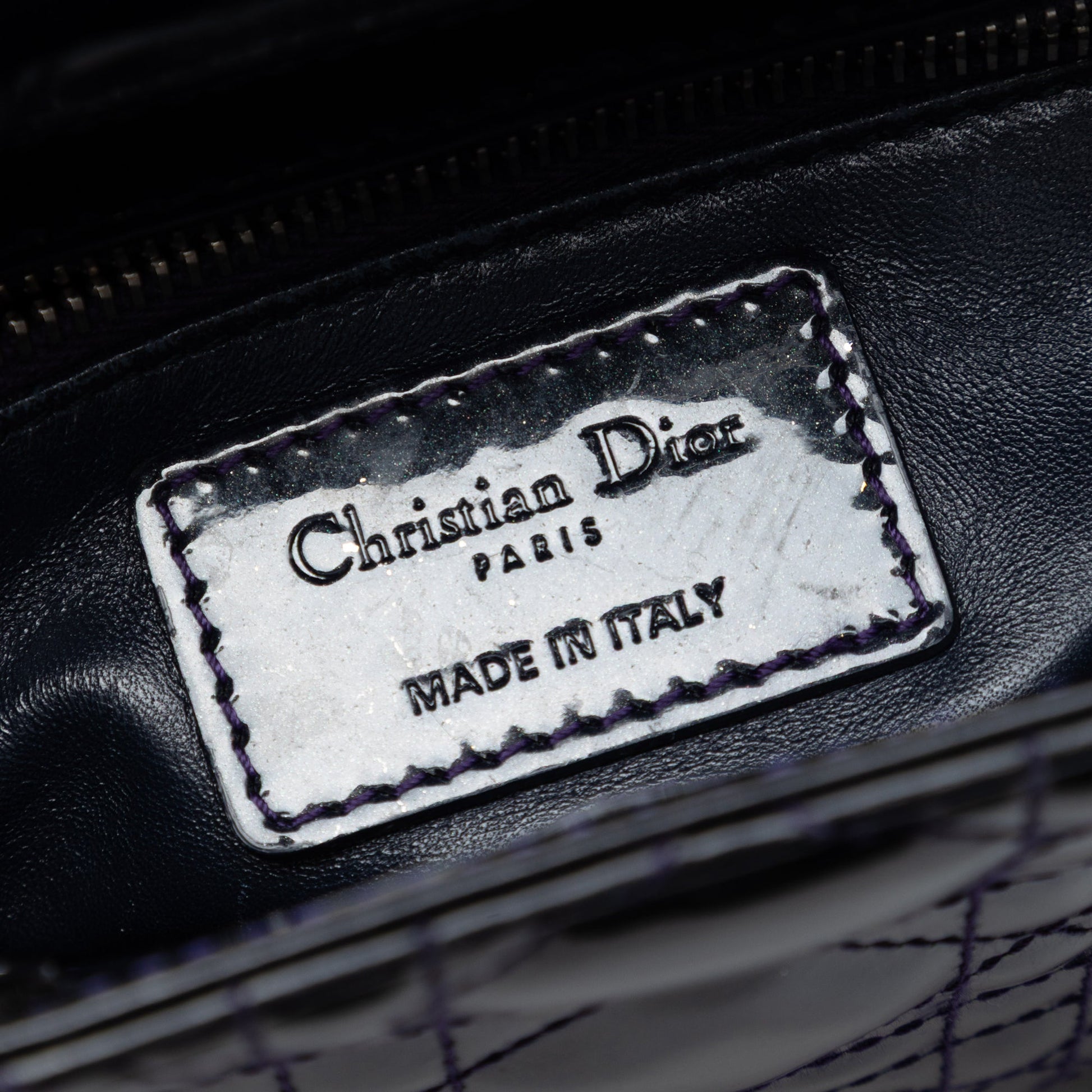Dior Mini Patent Cannage Lady Dior
