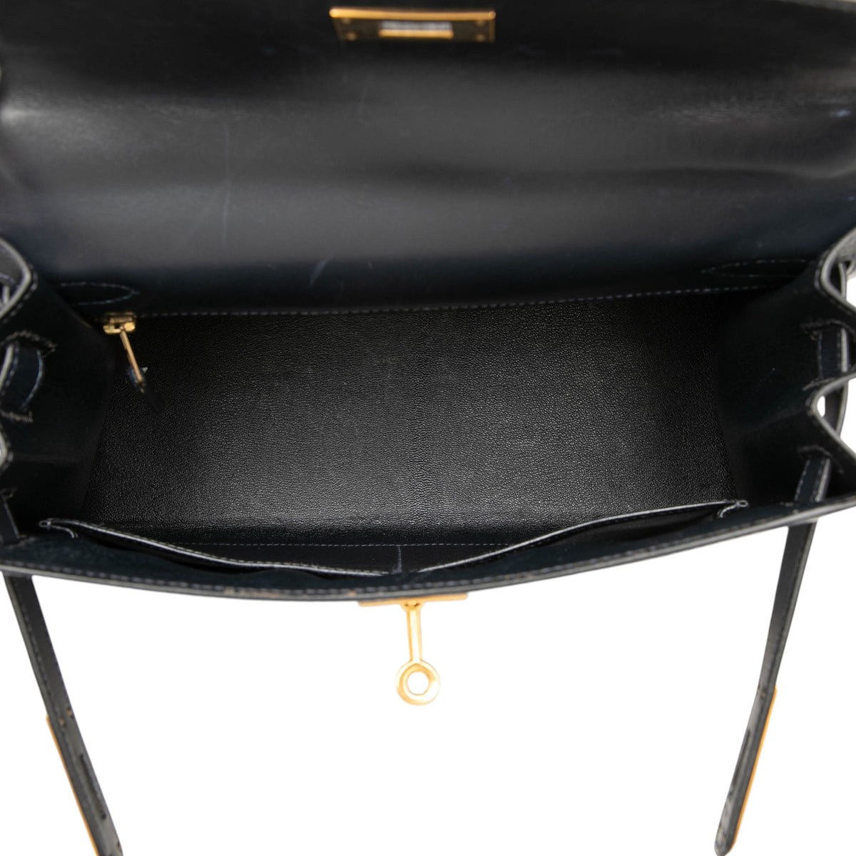 Hermès Box Calf Kelly Sellier 28