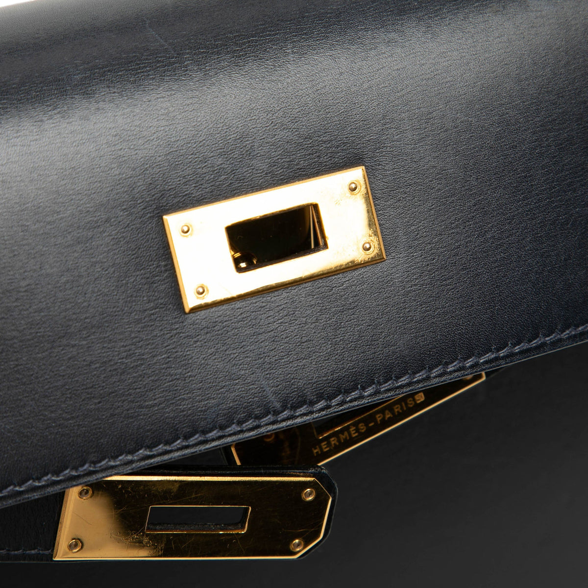 Hermès Box Calf Kelly Sellier 28