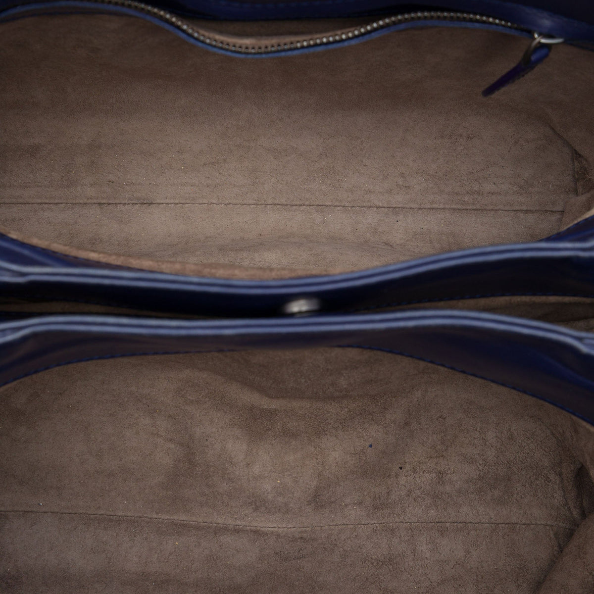 Bottega Veneta Small Nappa Intrecciato Roma Satchel — Blue
