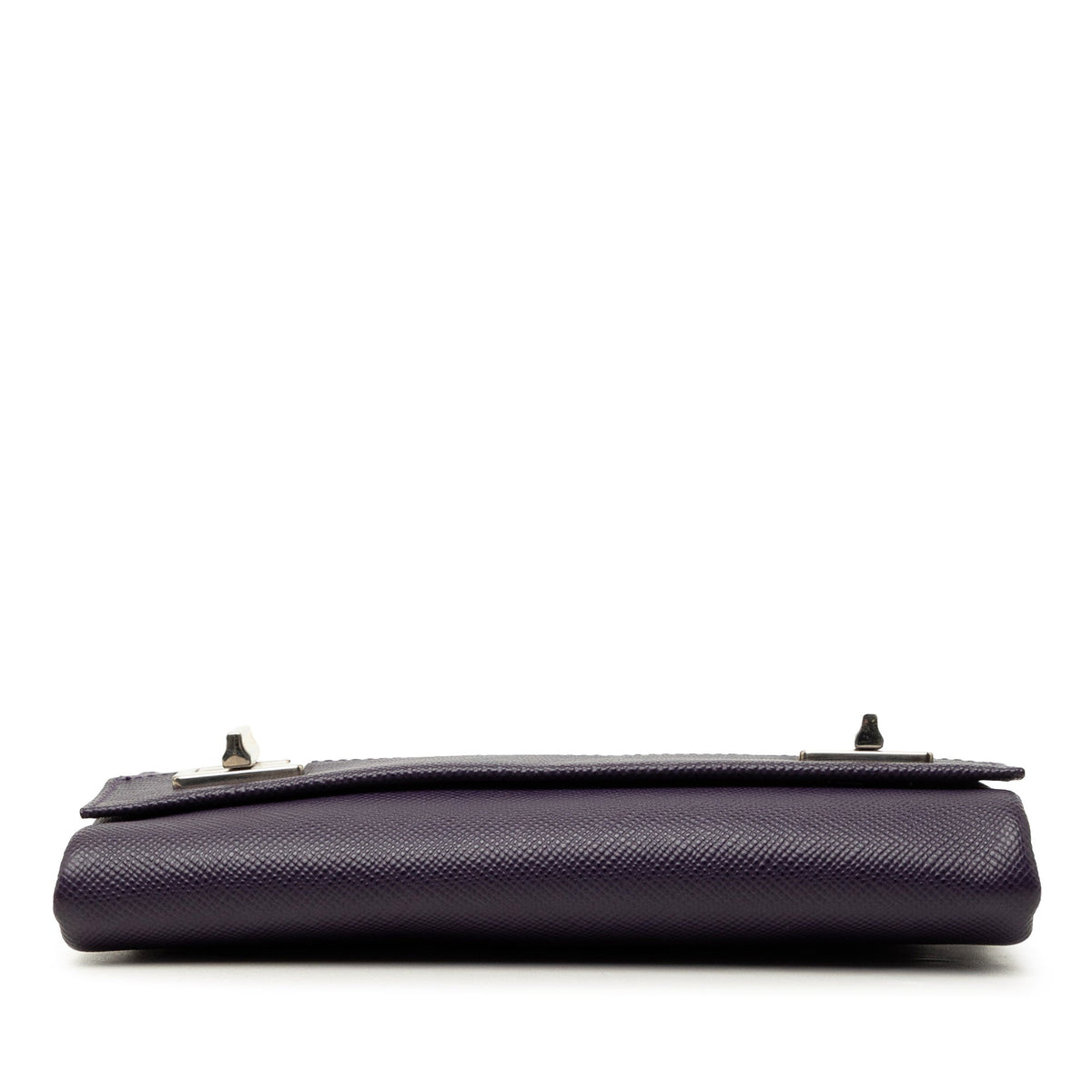 Prada Saffiano Cuir Twist Lock Chain Flap