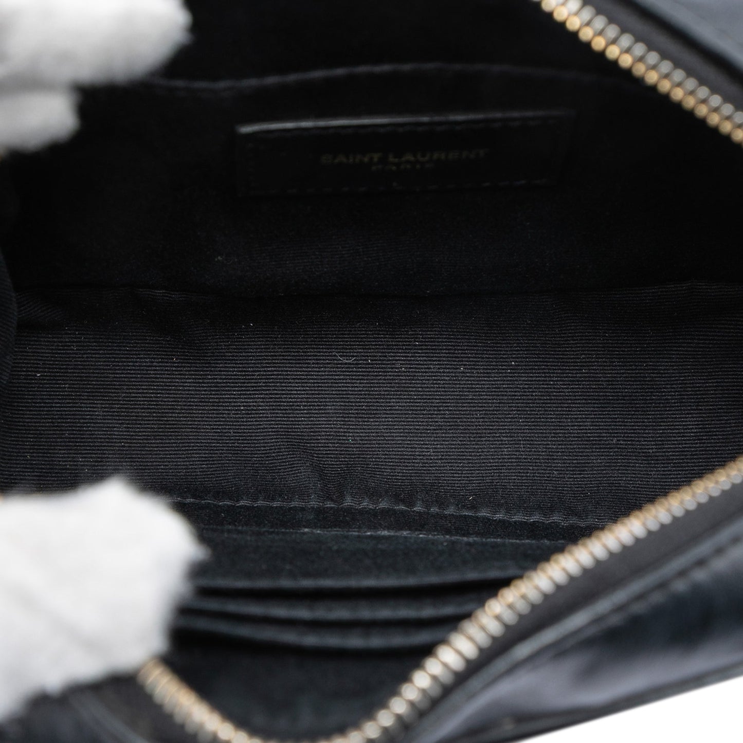 Saint Laurent Mini Matelasse Calfskin Monogram Lou Tassel Camera Bag