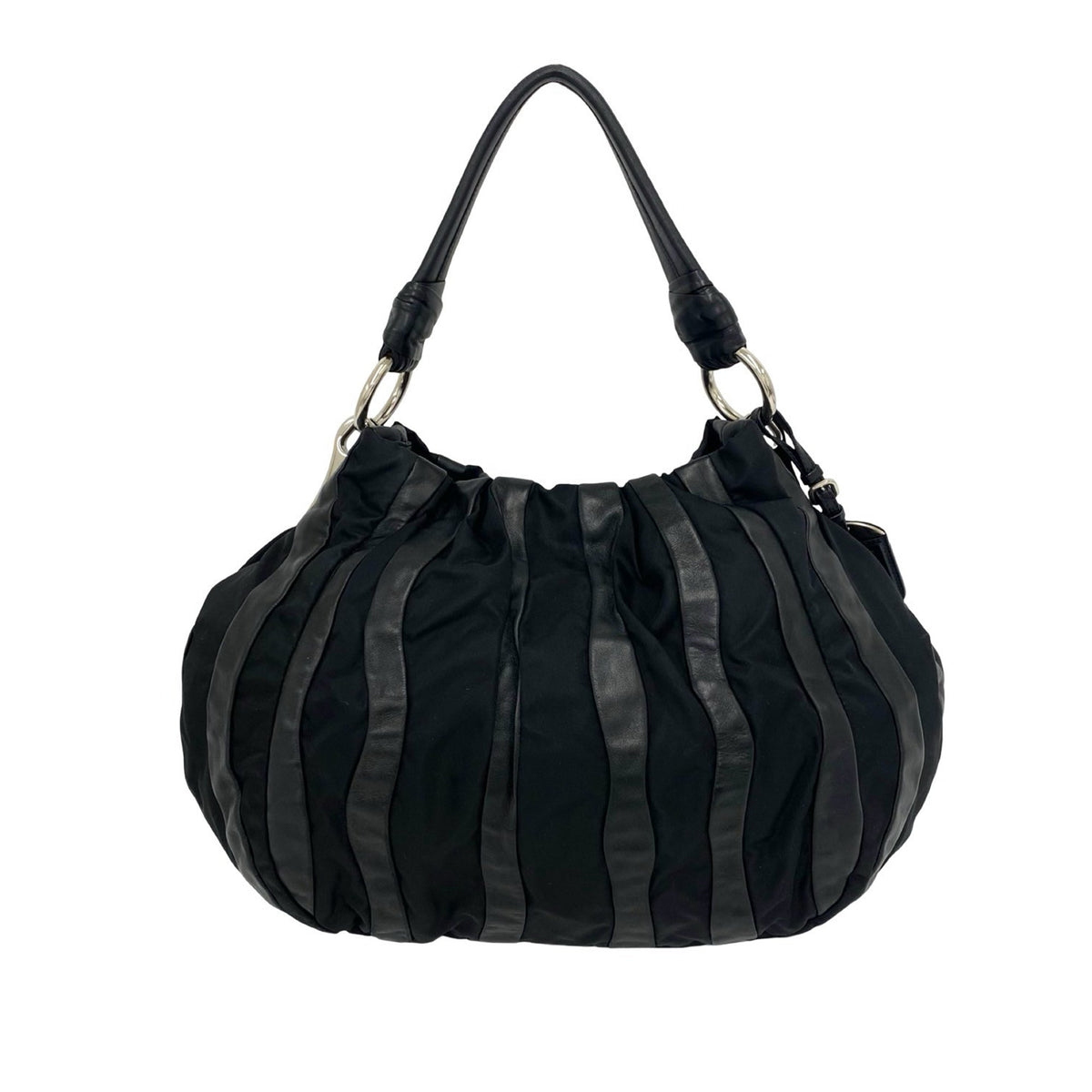 Prada Tessuto Nappa Waves Tote