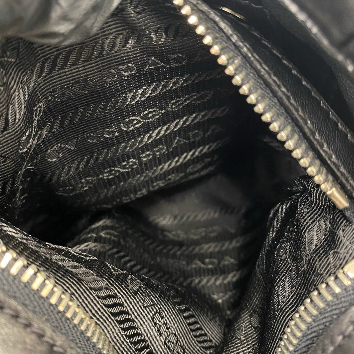 Prada Tessuto Nappa Waves Tote