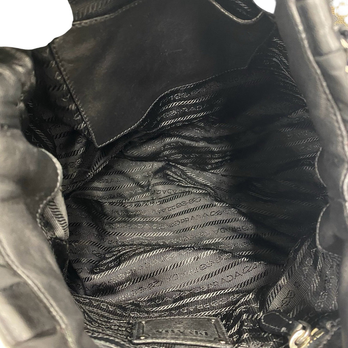 Prada Tessuto Nappa Waves Tote