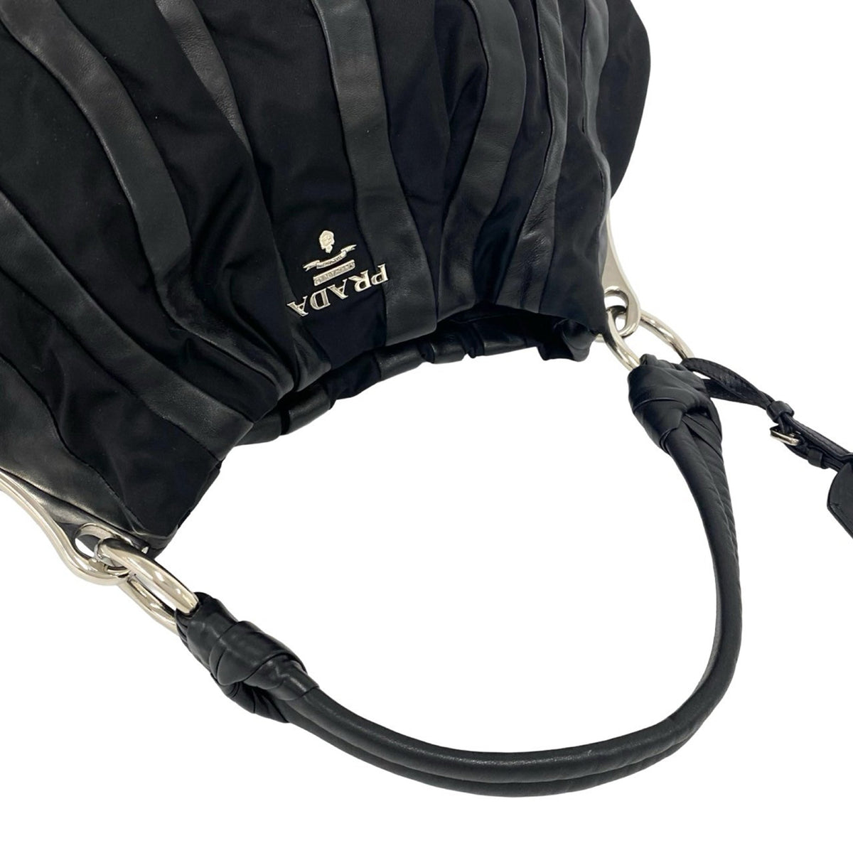 Prada Tessuto Nappa Waves Tote