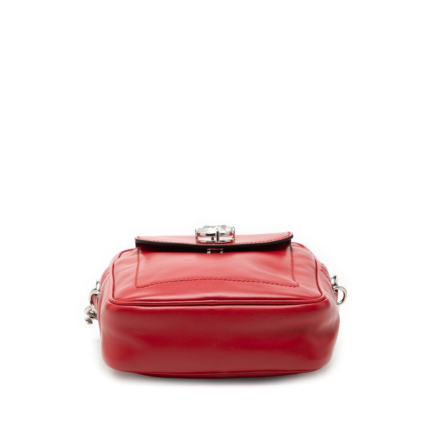 Miu Miu Vitello Soft Crystal Embellished Solitaire Camera Bag