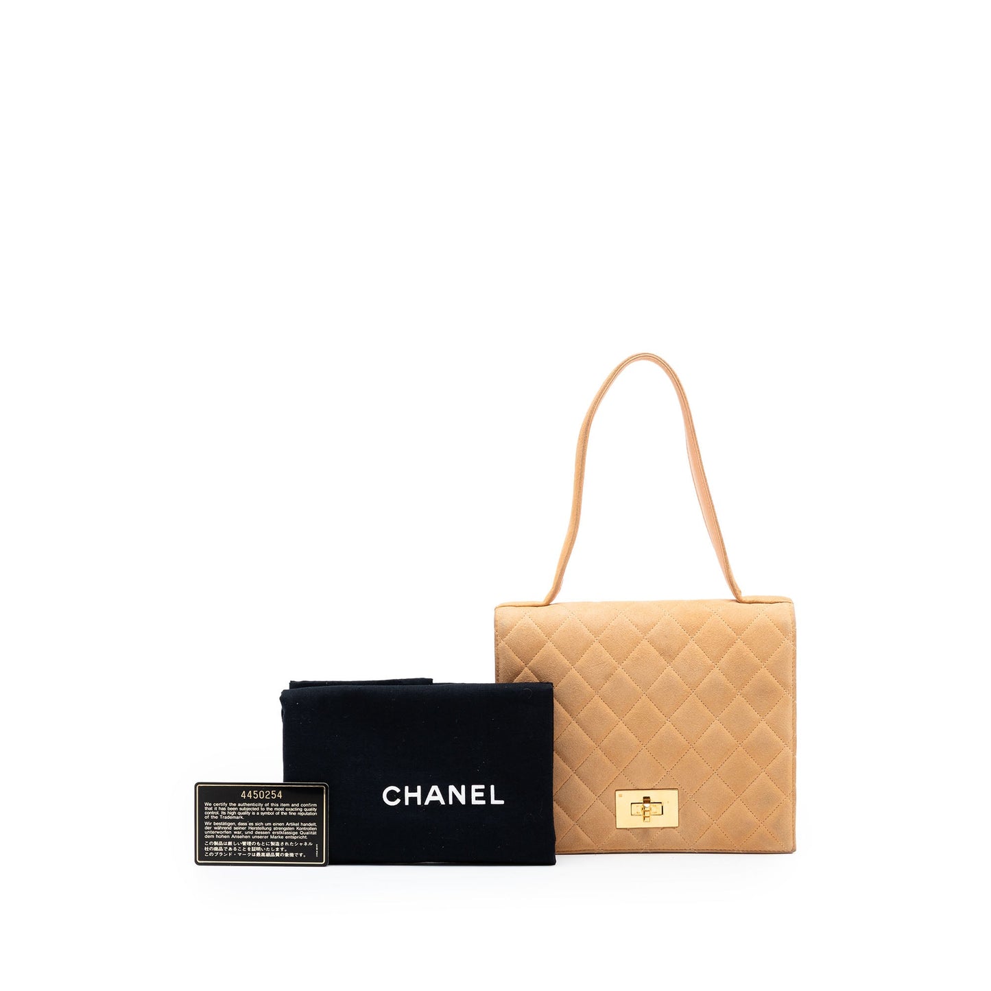 Chanel Quilted Suede Rita Flap