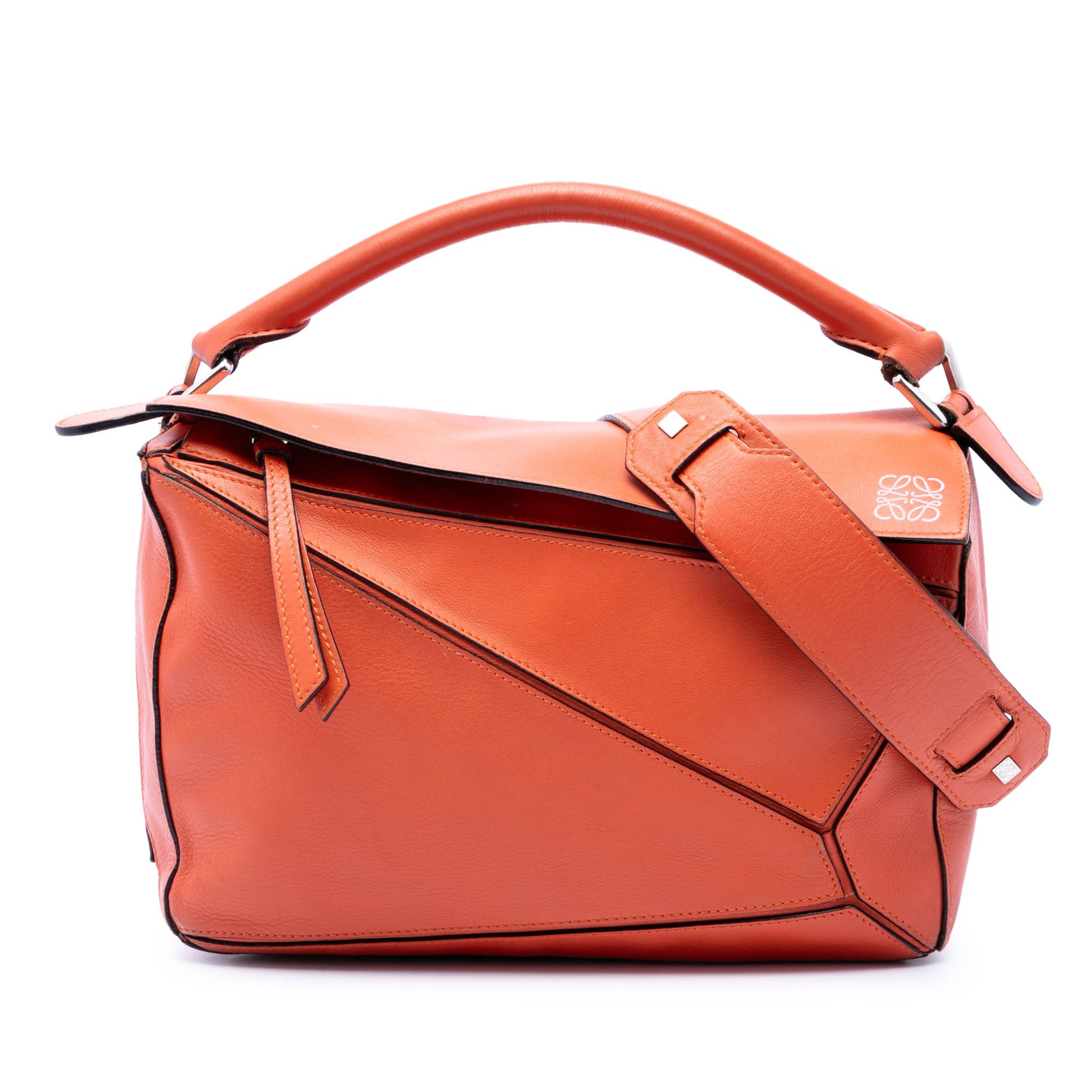 LOEWE Medium Calfskin Puzzle Satchel
