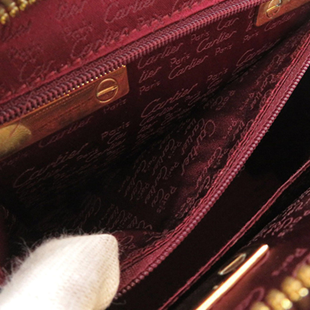 Cartier Leather Must De Cartier Handbag