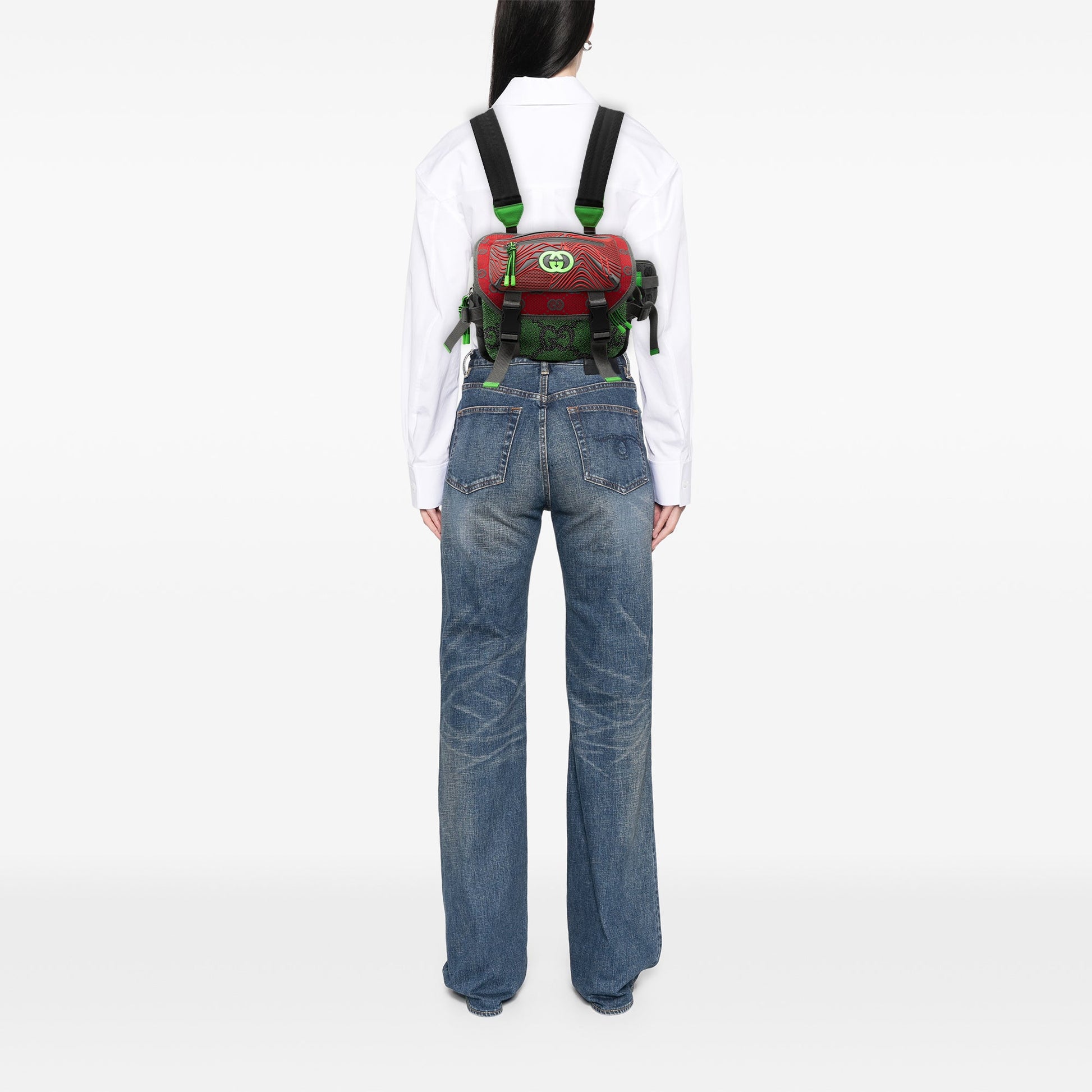 Gucci Small GG Nylon Backpack