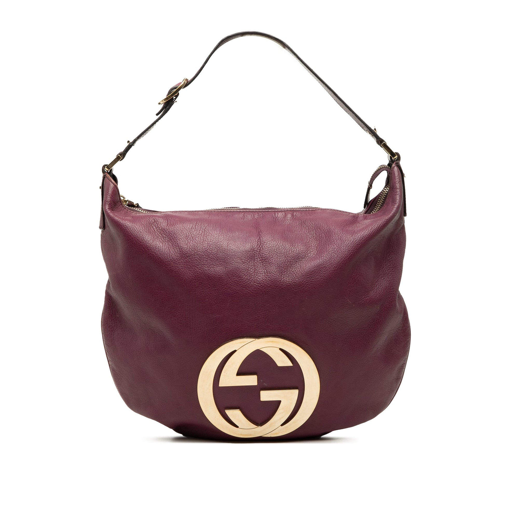 Gucci Calfskin Interlocking G Blondie Hobo