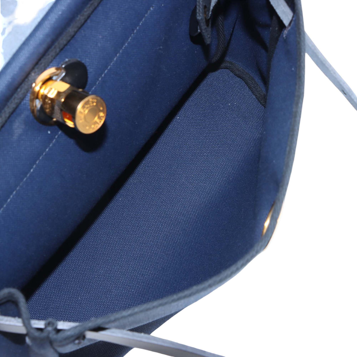 Hermès Toile Herbag Zip 31 — Blue