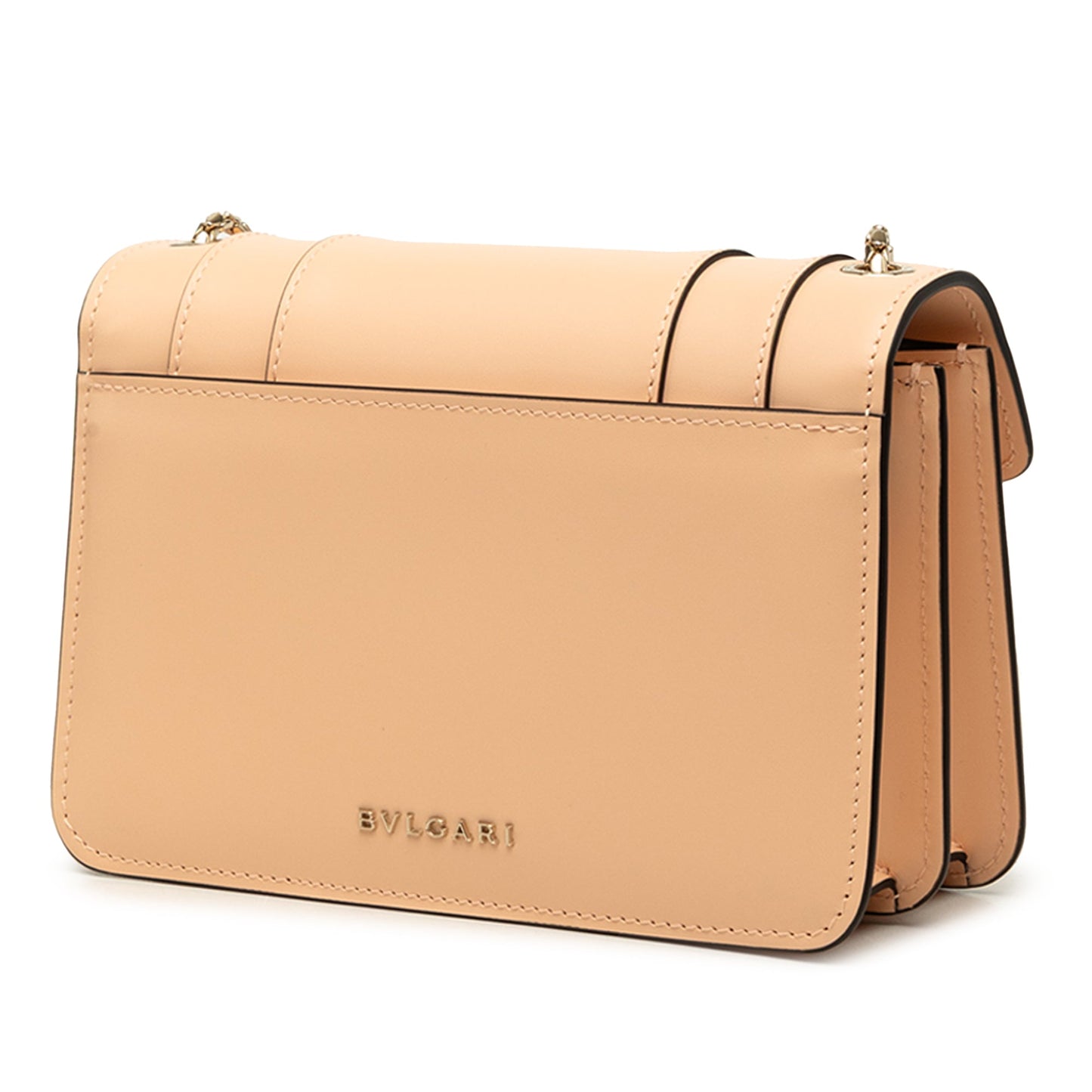 Bvlgari Small Leather Serpenti Forever Chain Crossbody