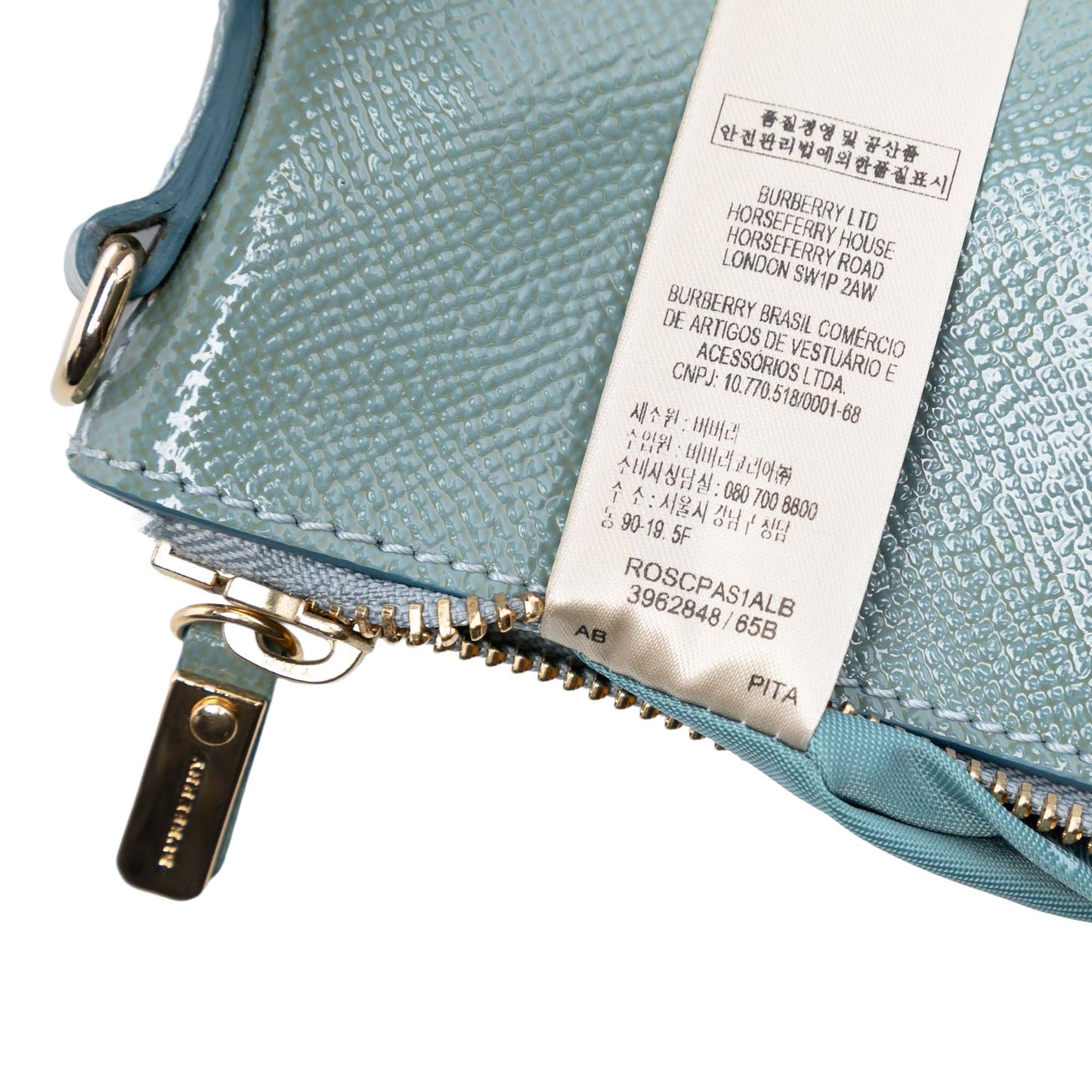 Burberry Grained Leather Peyton Crossbody