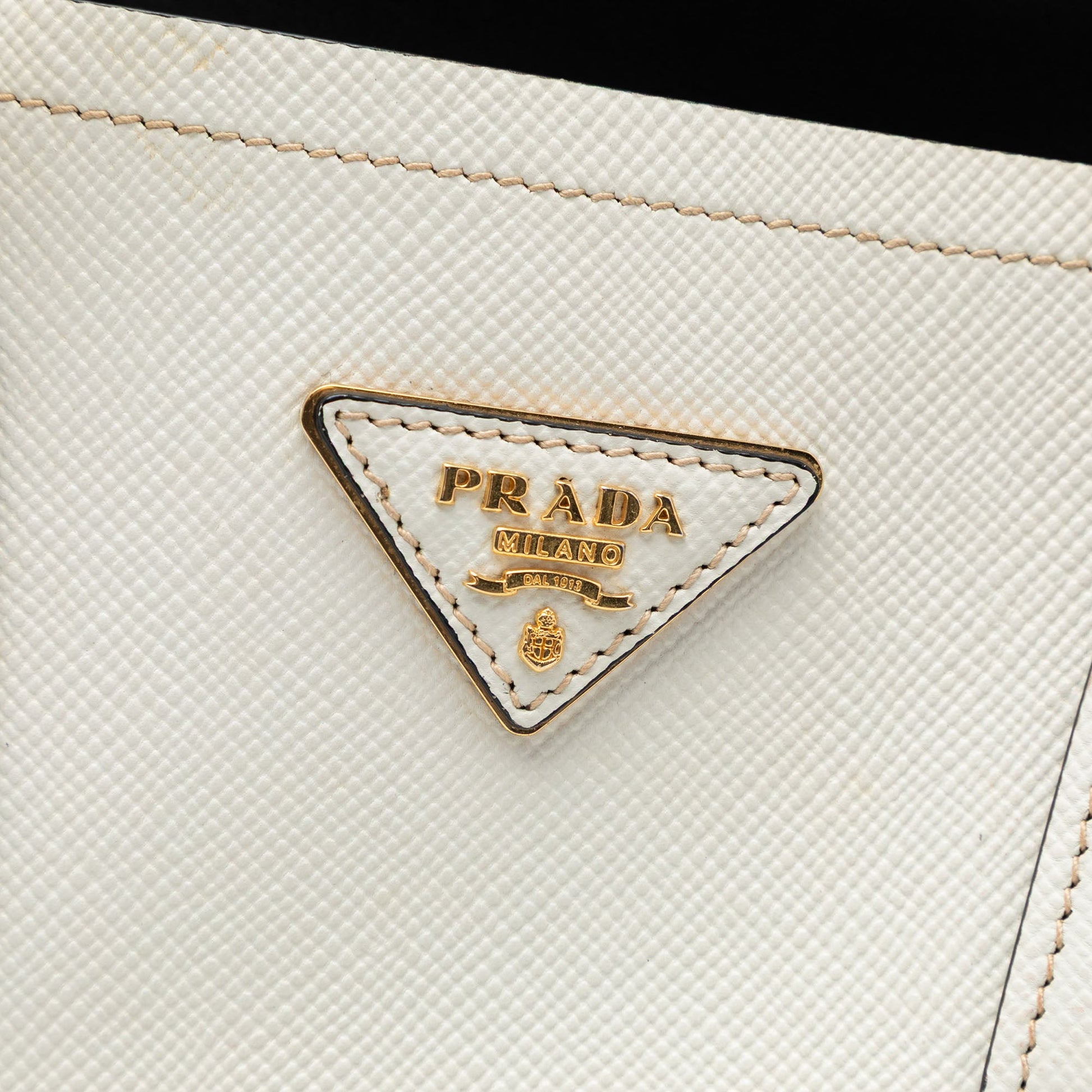 Prada Medium Saffiano Cuir Double Satchel
