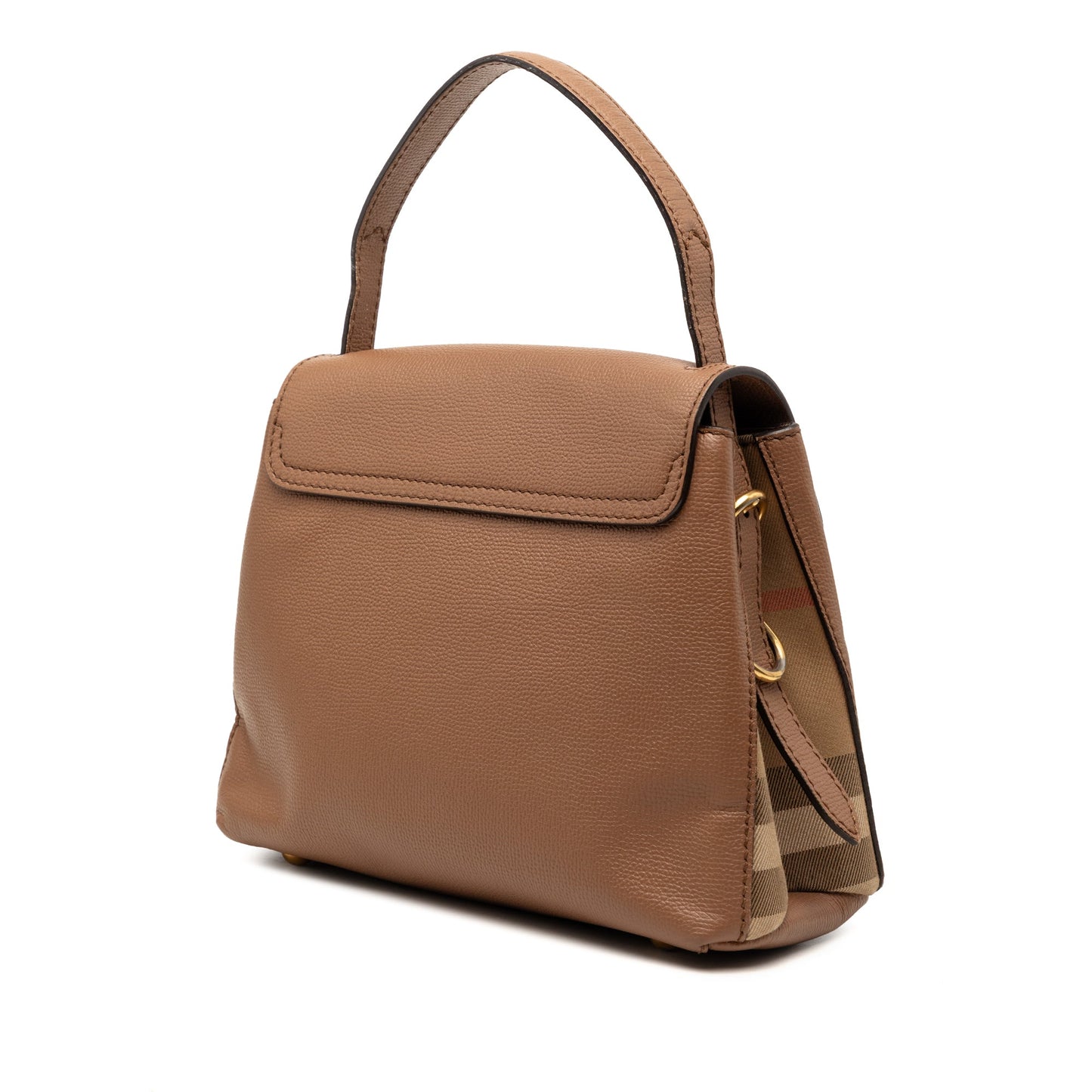 Burberry Small Calfskin and House Check Camberley Satchel