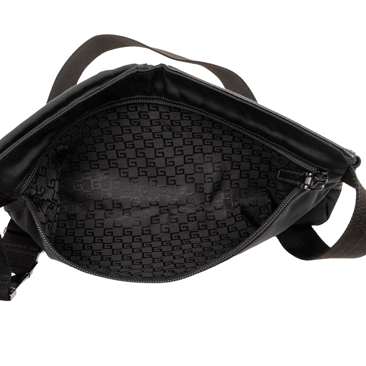 Gucci Nylon Double Pocket Belt Bag
