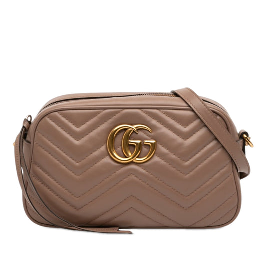 Gucci Small GG Marmont Matelasse Leather Crossbody